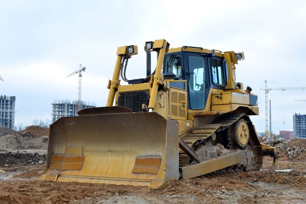 Bulldozer Site Clearing in Fresno